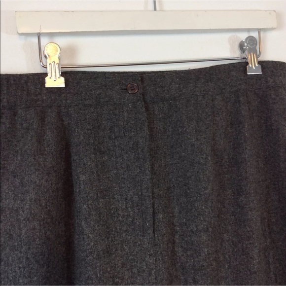 Vintage Sag Harbor Wool Pencil Skirt Lined Gray - Picture 4 of 6